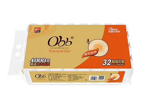 OBB-原木可湿水实芯卷纸 32卷
