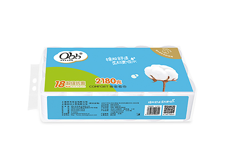 OBB-绵肤实芯卷纸 18卷
