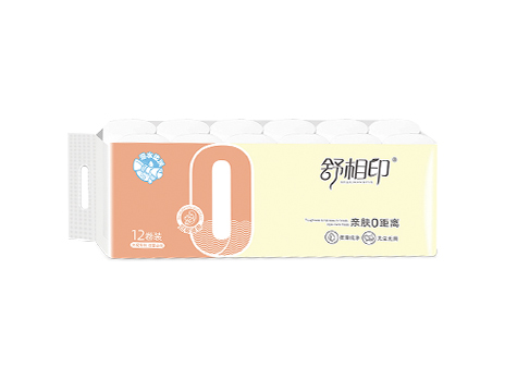 舒相印亲肤0距离12卷压扁