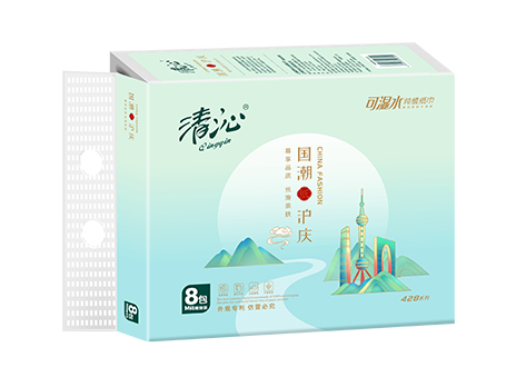 清沁-国潮沪庆抽取式纸巾8包