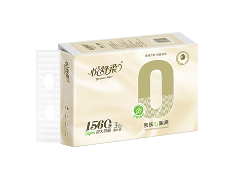 悦舒柔-亲肤0距离抽取式纸巾3包装
