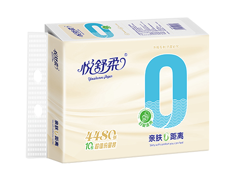 悦舒柔-亲肤0距离抽取式纸巾10包