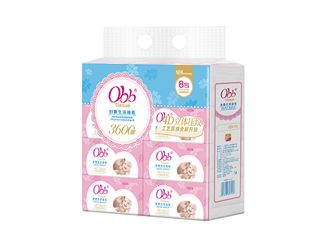 OBB抽纸（亲柔系列）8包