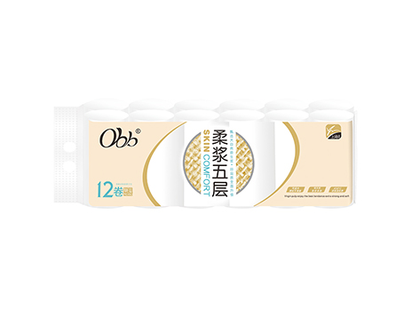 OBB无芯卷纸（柔浆五层系列）12卷