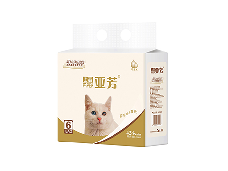 亚芳抽纸(富贵猫系列)6包