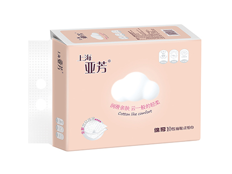 亚芳抽纸（润滑亲肤系列）10包