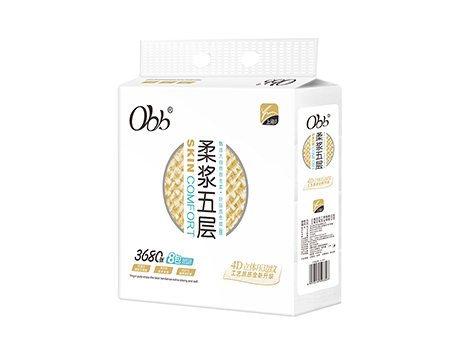 OBB抽纸(柔浆五层系列)8包