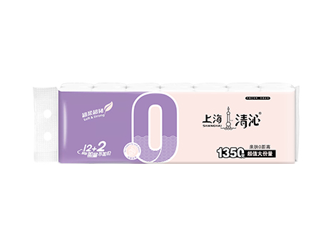 淸沁压扁卷纸(亲肤0距离系列)14卷