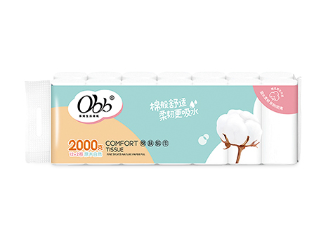 OBB压扁卷纸（绵肤系列）14卷